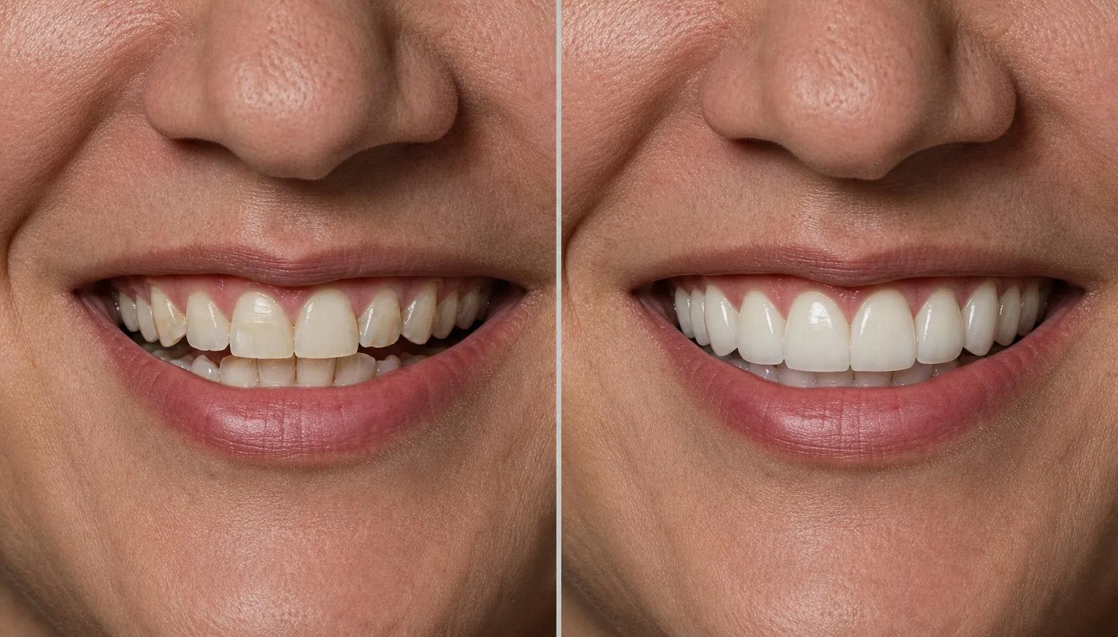 Antes e depois — Lentes de Contato